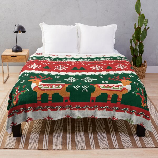 Item preview, Ugly Sweater knit print designed and sold by AngelottiCR.