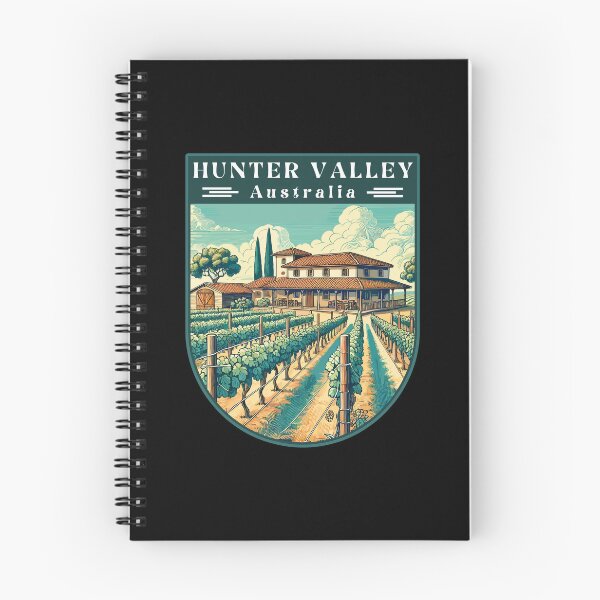 Item preview, Hunter Valley in New South Wales Australia Retro Art Travel Landscape designed and sold by MaateoDesign.