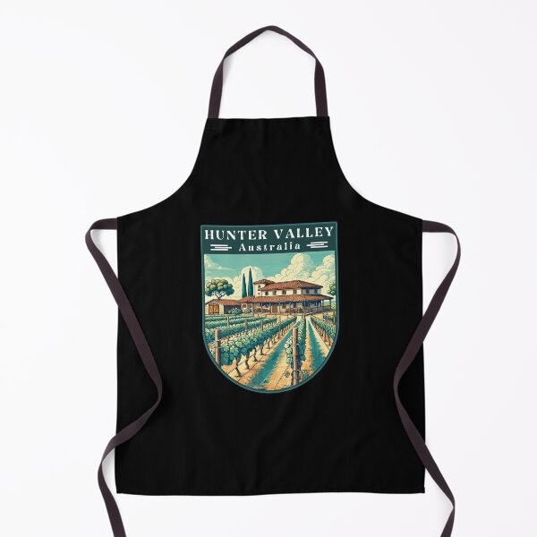 Item preview, Hunter Valley in New South Wales Australia Retro Art Travel Landscape designed and sold by MaateoDesign.