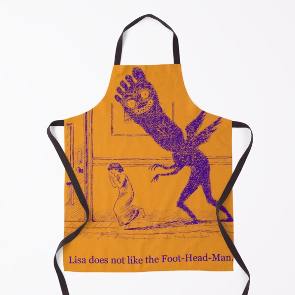 Item preview, Purple and Orange Foot Head Man designed and sold by SterkalaPress.