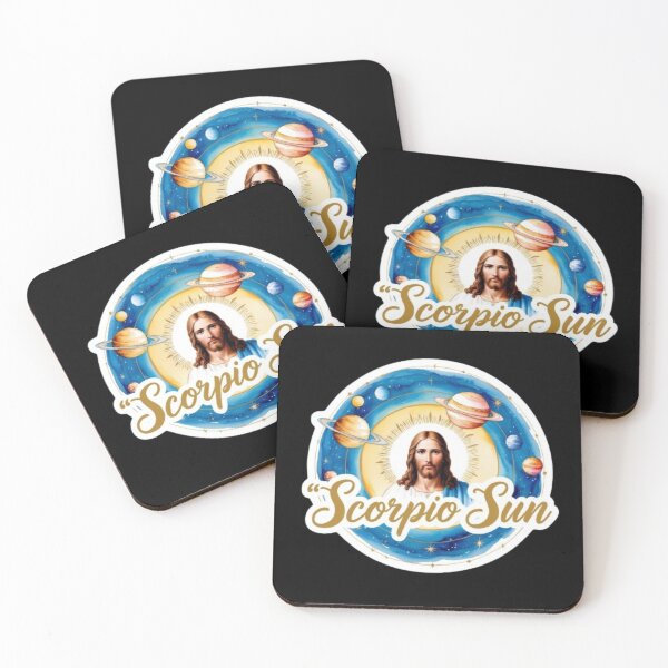 Item preview, Watercolor Jesus Scorpio Sun  Astrology Art designed and sold by Mudastro Astrology.