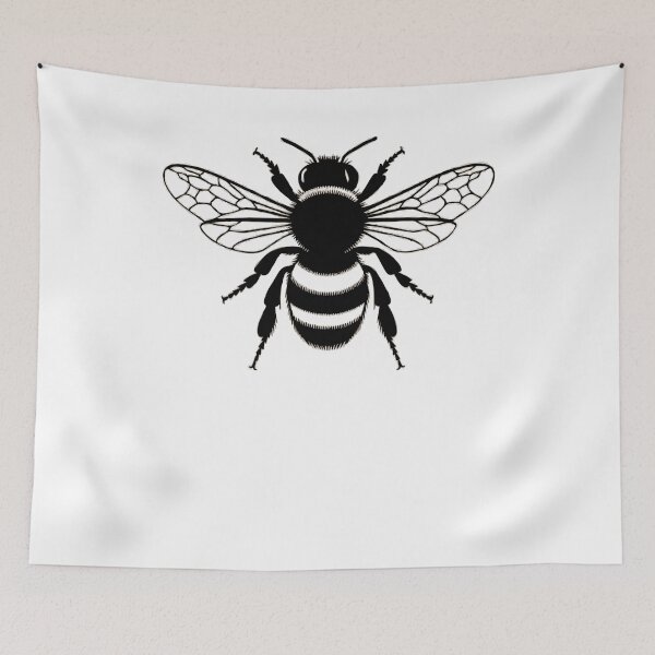 Item preview, Intricately Detailed Vintage Style Bee Art designed and sold by InsanseCreation.
