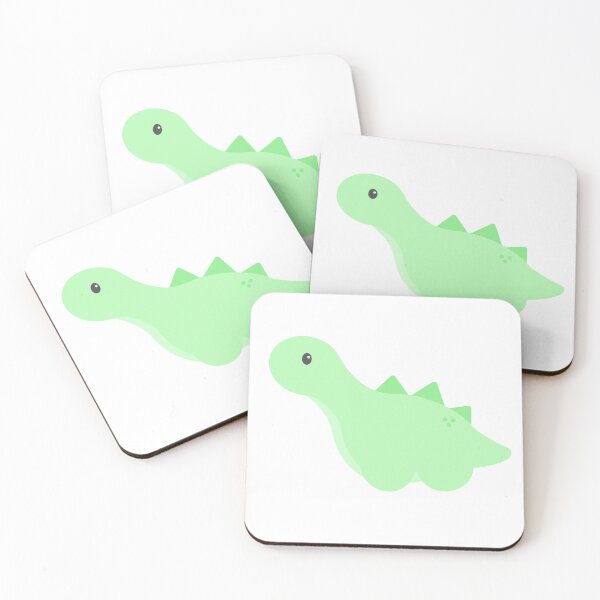 Item preview, Cute Green Brachiosaurus Dinosaur designed and sold by froggiedoodless.