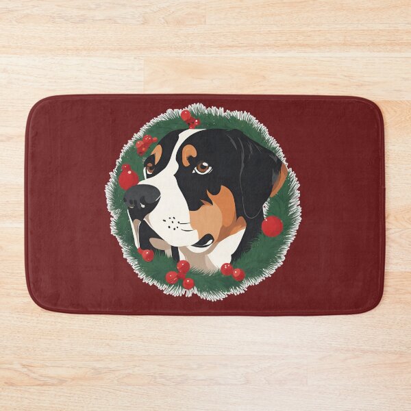 Artikelvorschau, Fröhliche Weihnachten - Grosser Schweizer Sennenhund Nasen Edition entworfen und verkauft von GoodyPaws.