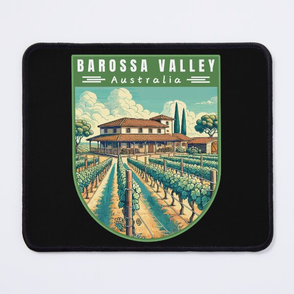 Item preview, Barossa Valley in South Australia Retro Art Travel Landscape designed and sold by MaateoDesign.