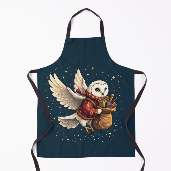 Item preview, Festive Hedwig Holiday Owl / christmas owl / owl xmas designed and sold by Krasnovaovaova.