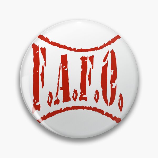 Item preview, FAFO typography in Red designed and sold by WastelandsEdge.