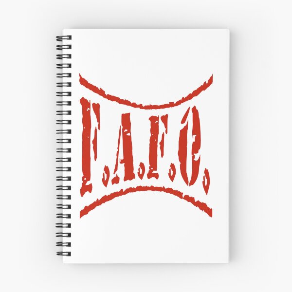 Item preview, FAFO typography in Red designed and sold by WastelandsEdge.