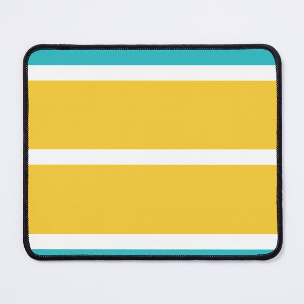 Item preview, Simple Stripes in Turquoise and yellow designed and sold by LAEC-Shop.