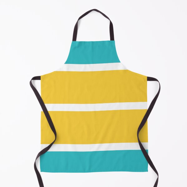 Item preview, Simple Stripes in Turquoise and yellow designed and sold by LAEC-Shop.