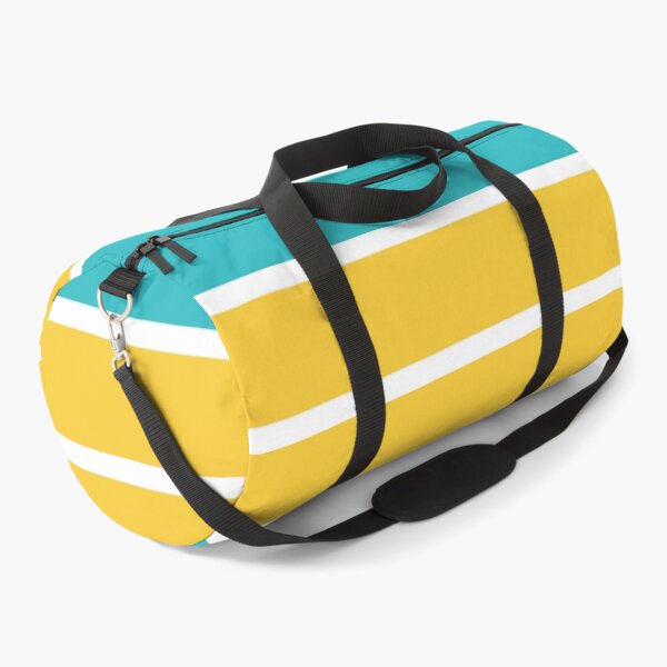 Item preview, Simple Stripes in Turquoise and yellow designed and sold by LAEC-Shop.