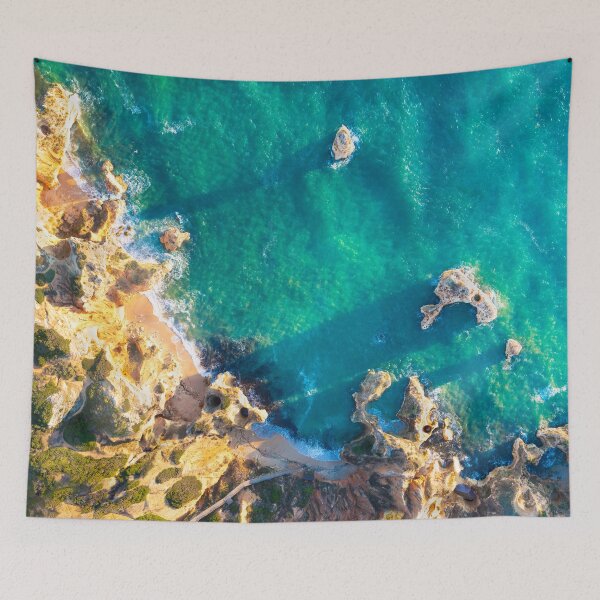 Item preview, Top view of Praia do Camilo designed and sold by raphotography88.