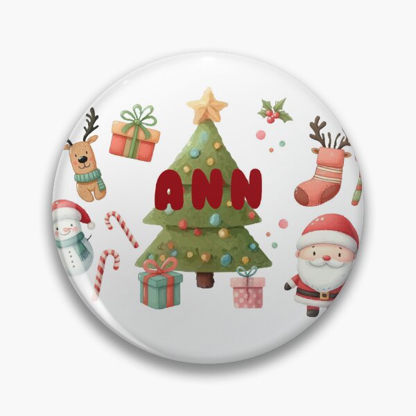 Item preview, Christmas Name Ann - personalized designed and sold by karolinahinc.