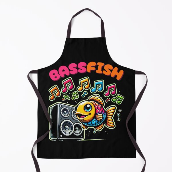 Item preview, Bass Fish Listening to Music Funy Gift designed and sold by IceBathDESIGNS.