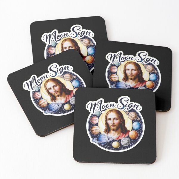 Item preview, Watercolor Jesus Moon Sign Astrology Art designed and sold by Mudastro Astrology.