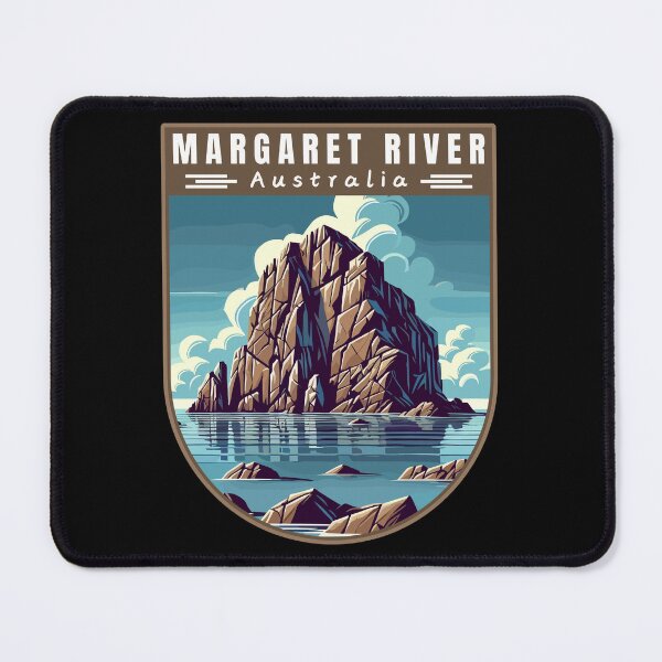 Item preview, Margaret River in Western Australia Retro Art Travel Landscape designed and sold by MaateoDesign.