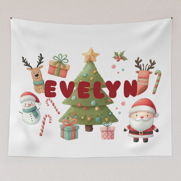 Item preview, Christmas Name Evelyn - personalized designed and sold by karolinahinc.