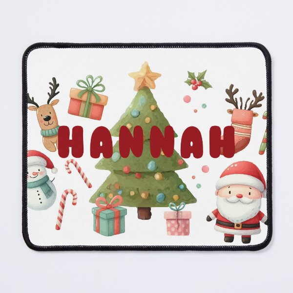 Item preview, Christmas Name Hannah - personalized designed and sold by karolinahinc.