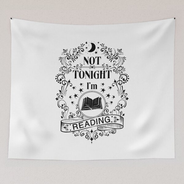 Item preview, Not tonight I’m reading black  designed and sold by Aakanksha97.