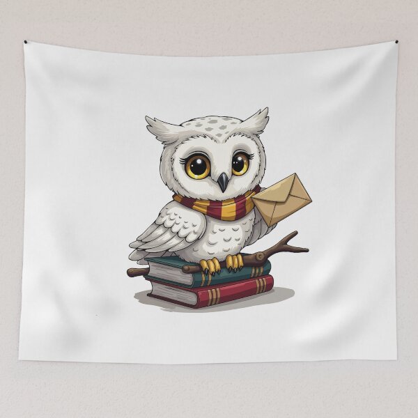 Item preview, Magical Christmas Owl  / Hedwig / christmas owl / Snowy Owl / owl xmas designed and sold by Krasnovaovaova.