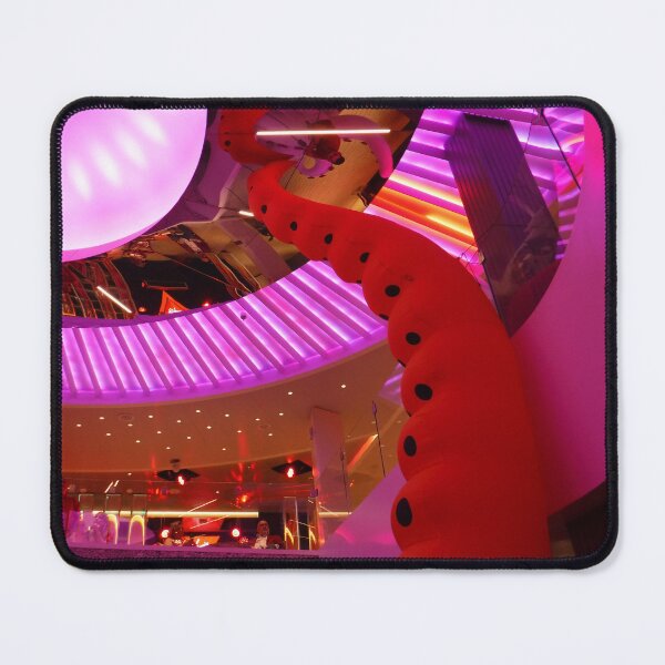 Item preview, Red Octopus Attacking Pink Ceiling designed and sold by GloriaGranat.