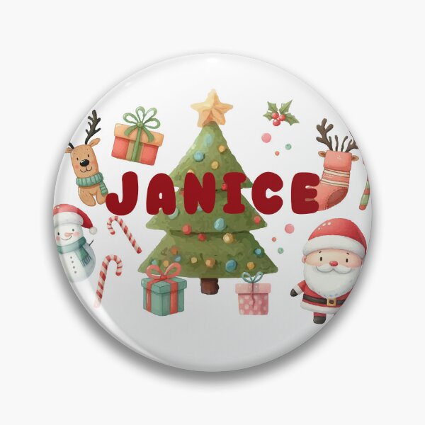 Item preview, Christmas Name Janice - personalized designed and sold by karolinahinc.