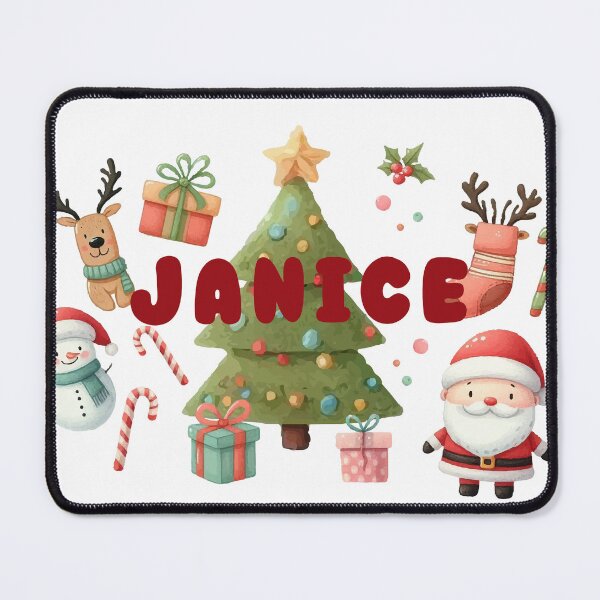 Item preview, Christmas Name Janice - personalized designed and sold by karolinahinc.