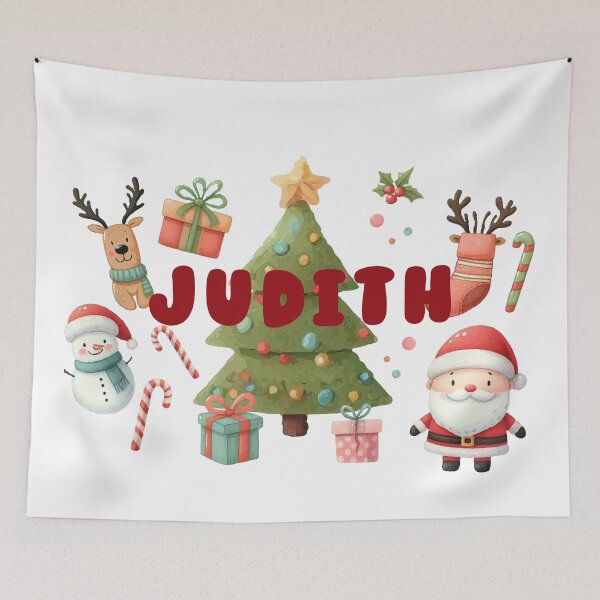 Item preview, Christmas Name Judith - personalized designed and sold by karolinahinc.