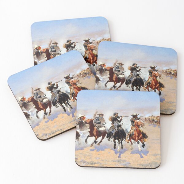 Item preview, A Dash for the Timber | Frederic Remington designed and sold by LaMadeleine.