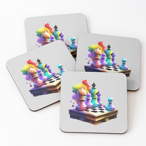 Item preview, Fantasy Rainbow Chess Board designed and sold by Chubuter.