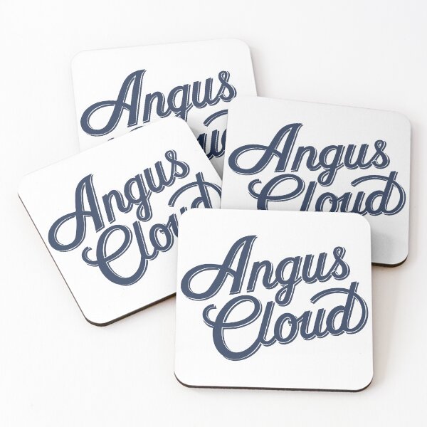 Item preview, Angus cloud sticker logo designed and sold by Dospart.