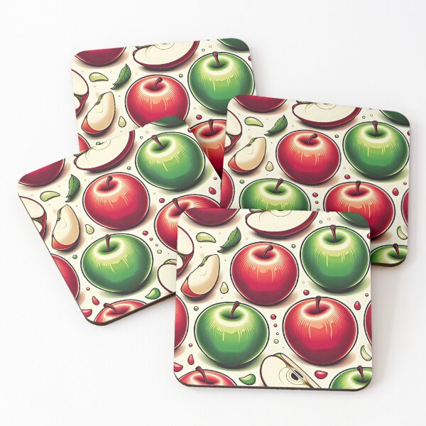 Item preview, Fresh, vibrant apple pattern designed and sold by Haji  Kamora.