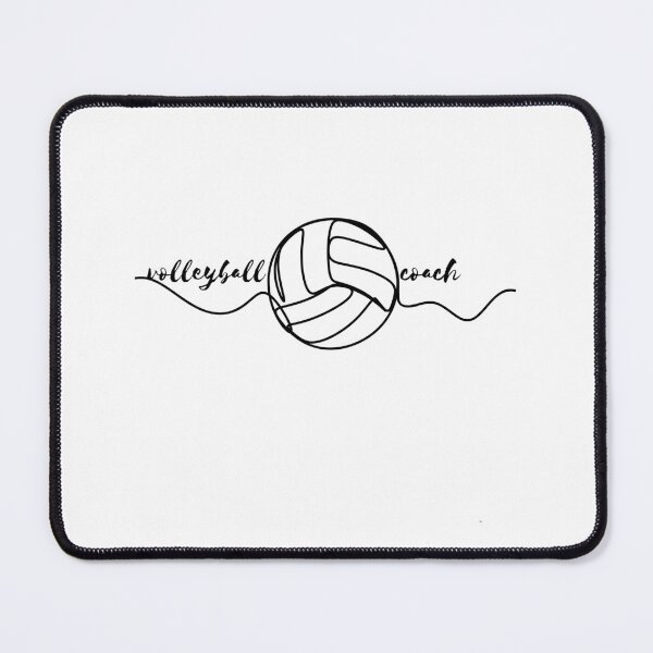 Item preview, Cute Volleyball Cursive With Ball Sticke / Funny Volleybal Coach  designed and sold by pigeon-blue.