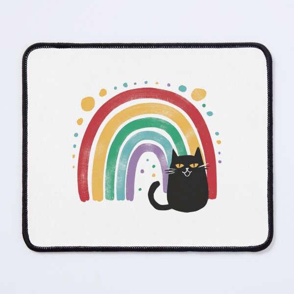 Item preview, cat and rainbow designed and sold by jkrphoto.