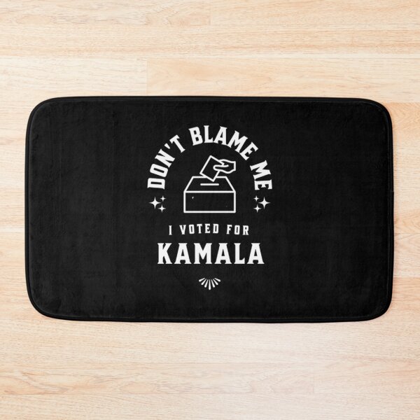 Item preview, "Don't Blame Me" arching over a ballot box, with the words "I Voted for Kamala" underneath designed and sold by bultpruf.