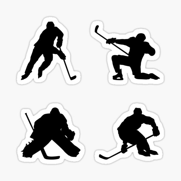 Aperçu de l'œuvre Motif de hockey, pack d'autocollants créée et vendue par nikolaj1301.