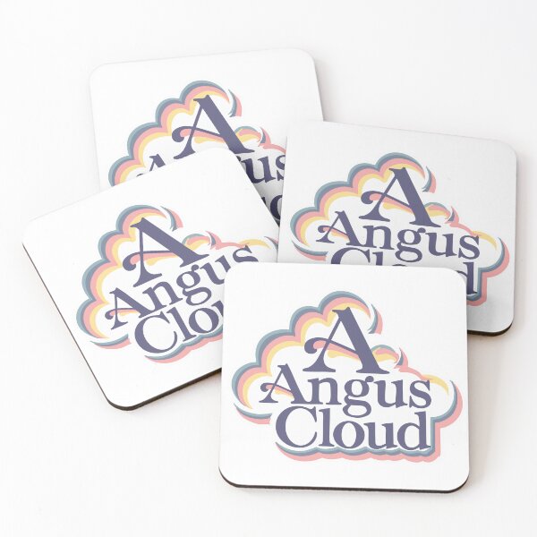 Item preview, Angus cloud sticker logo designed and sold by Dospart.