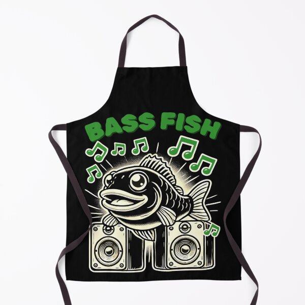 Item preview, Bass Fish Listening to Music Funy Gift designed and sold by IceBathDESIGNS.