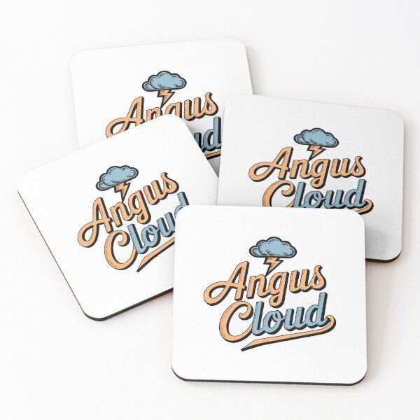 Item preview, Angus cloud sticker logo designed and sold by Dospart.