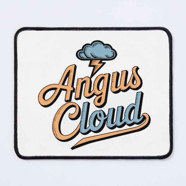 Item preview, Angus cloud sticker logo designed and sold by Dospart.