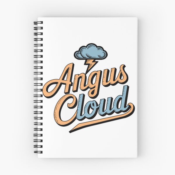 Item preview, Angus cloud sticker logo designed and sold by Dospart.