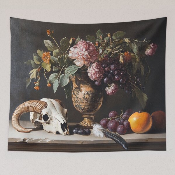 Item preview, Still Life with skull designed and sold by patternshoprad.