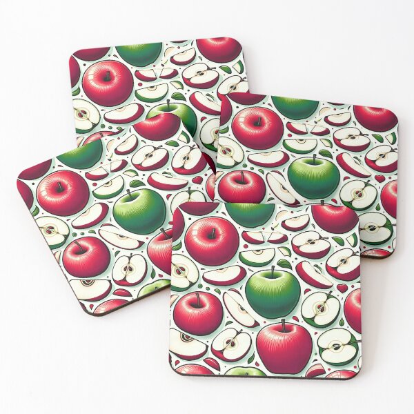 Item preview, Fresh, vibrant apple pattern designed and sold by Haji  Kamora.