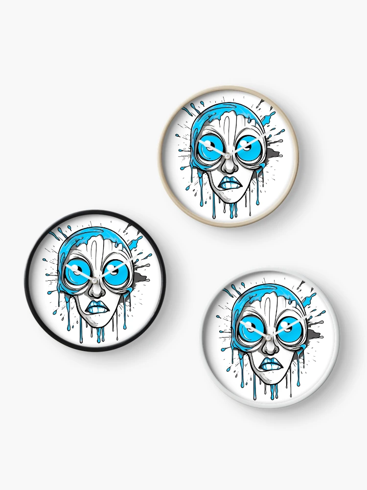 Thumbnail 3 of 4, Clock, Crybaby Raloel  designed and sold by Raloel Art.