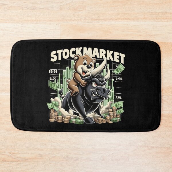 Item preview, stock market stock exchange bull bear profit gift designed and sold by Pineapple-Tree.