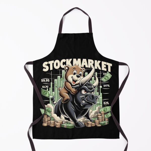 Item preview, stock market stock exchange bull bear profit gift designed and sold by Pineapple-Tree.