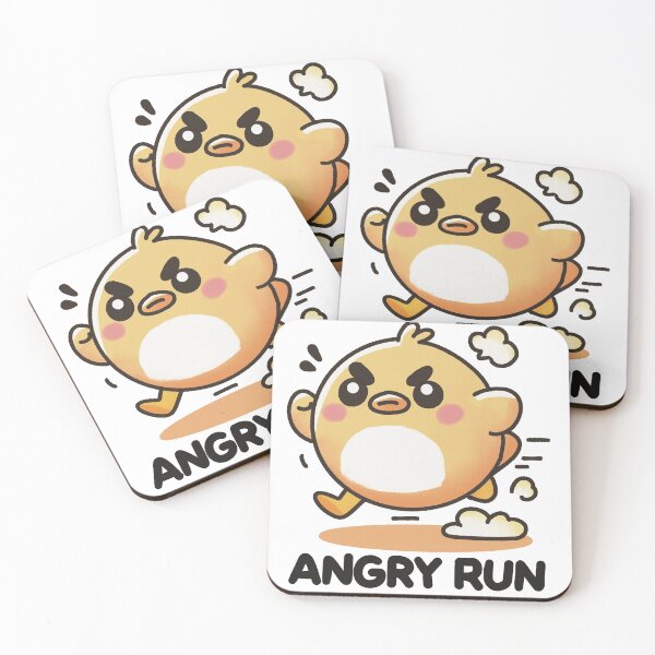 Item preview, Angry Run Cute Determined Chick designed and sold by PieChocolate.
