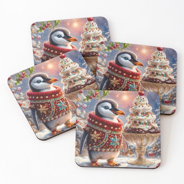 Item preview, Penguin Sundae Christmas designed and sold by BandEstudio.