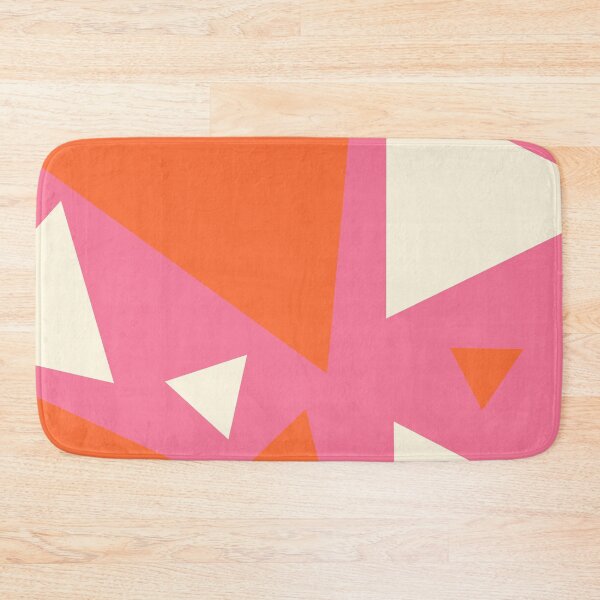 Item preview, Triangles in Pink, Orange and Cream designed and sold by LAEC-Shop.