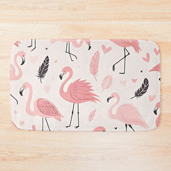 Item preview, Vibrant flamingos and lush foliage pattern designed and sold by Haji  Kamora.